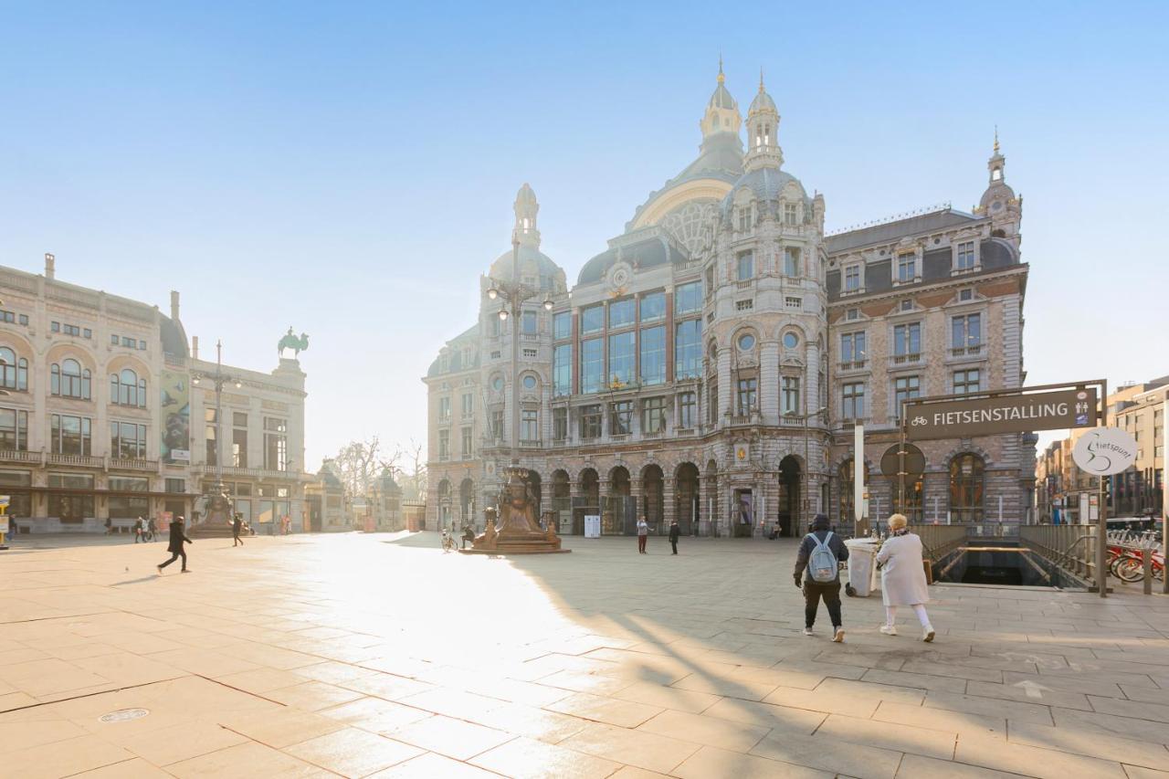 Studio In City Center With Terrace, Netflix - Wifi Antwerp Exterior photo
